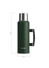 4 Camp Klasik Vakumlu Kulplu Çelik Termos 1.5 LT. Green ST-206