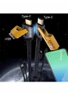 4-in-1 Usb-A Type-C To Lightning + Type-C 65w Hızlı Şarj Ve Data Kablosu (1,20mt)
