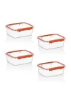 4Lü Set Press - Lock Saklama Kabı 820 ML YEŞİL