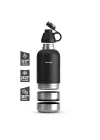 4 Multi-Cup Çelik Termos 1,9 LT. Black ST-212
