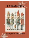 4 Nutcrackers: Counted Cross Stitch Pattern, Holiday Cross Stitch