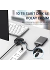 4 Port USB 3.0 Çoklayıcı Hub Siyah