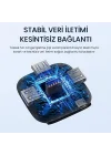 4 Portlu USB 2.0 Çoklayıcı Hub Siyah