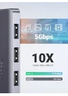 4 Portlu USB 3.0 Hub USB Çoklayıcı Adaptör
