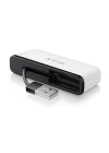 4 USB-A Girişli HUB, USB 2.0, Seyahat Boy, Siyah