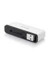 4 USB-A Girişli HUB, USB 2.0, Seyahat Boy, Siyah