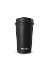 4 Work Flip Open Coffee Mug Çelik Termos 400 ML Black ST-250
