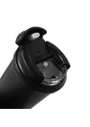 4 Work Flip Open Coffee Mug Çelik Termos 400 ML Black ST-250