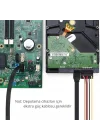 40 cm Sata Data Kablo - 90 Derece - Metal Klip