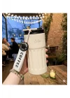 400ml Coffee Dereceli Beyaz Termos