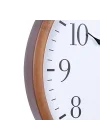 404-50447-INT 32,5 cm Atomik Ceviz Analog Duvar Saati