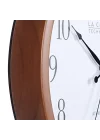 404-50447-INT 32,5 cm Atomik Ceviz Analog Duvar Saati