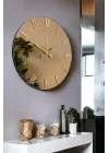 41 Cm Gerçek Ayna Pleksi Rakam Dekoratif Duvar Saati