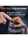 42 Oz 6 Katman Paslanmaz Çelik Termos 1250ML Çift İçim Modlu Pipetli Termos Çift Katman Çelik Termos Mug Siyah