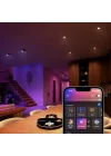 4.2W Renkli Akıllı Spot Ampul GU10 Bluetooth uyumlu, Alexa, Apple Home ve Google Assistant ile sesli kontrol - 25.000 Saat Ampul Kullanım Ömrü