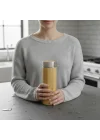 450 ml Bambu Kaplamalı Çelik Termos - Klasik Bardak Kapaklı Sıcak ve Soğuk Tutucu Seyahat Termosu