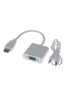 4548 HDMI to VGA Dönüştürücü Adaptör Kablosu (Ses Destekli)