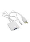 4548 HDMI to VGA Dönüştürücü Adaptör Kablosu (Ses Destekli)