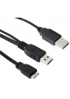 4574 Micro Usb 3.0 Hdd Harddisk Bağlantı Veri Ara Y Kablosu (1.5 Metre)