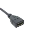 4666 Hdmi Dişi Erkek Uzatma 90 Derece Dirsek Kablosu 0.5 Metre