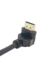 4666 Hdmi Dişi Erkek Uzatma 90 Derece Dirsek Kablosu 0.5 Metre
