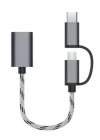 4901 USB 3.0 OTG To Type-C Micro USB Data Şarj Çevirici Dönüştürücü Adaptör