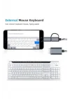 4901 USB 3.0 OTG To Type-C Micro USB Data Şarj Çevirici Dönüştürücü Adaptör