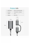 4901 USB 3.0 OTG To Type-C Micro USB Data Şarj Çevirici Dönüştürücü Adaptör