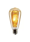 4W Dim Rustik Led Ampul Sarı Işık Armut Edison Ampul