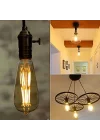 4W Dim Rustik Led Ampul Sarı Işık Armut Edison Ampul