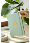 5 Yıllık Süresiz Günlük Ajanda 13x21 - Yeşil