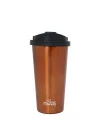 500 ml Paslanmaz Çelik Termos Mug, Çift Katmanlı, Sızdırmaz Kapak, Bakır Rengi SI231902
