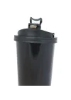500 ml Paslanmaz Çelik Termos Mug, Çift Katmanlı, Sızdırmaz Kapak, Siyah SI231902