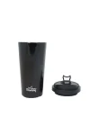 500 ml Paslanmaz Çelik Termos Mug, Çift Katmanlı, Sızdırmaz Kapak, Siyah SI231902