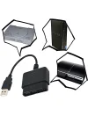 5023 Usb To Ps2 PC Bilgisayar Oyun Kolu Çevirici Dönüştürücü
