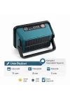50W Solar Led Projektör 6500K Ultra Güçlü Kamp Lambası Bahçe Aydınlatması