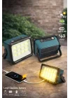 50W Solar Led Projektör 6500K Ultra Güçlü Kamp Lambası Bahçe Aydınlatması