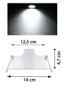 59203 Meson Led Gömme Spot Armatur 125 10, 5W 65K