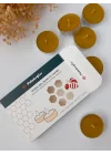 (6 Adet) Tealight Mum Doğal Petek Balmumu mum Standart Boy