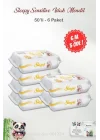6 AL 5 ÖDE Sleepy Sensitive 50li Islak Bebek Mendil ve ROSIE Pamuk