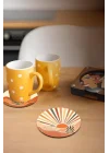 6lı Ahşap Bardak Altlığı BRD-004