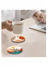 6lı Ahşap Bardak Altlığı BRD-004