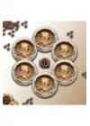 6lı Ahşap Bardak Altlığı BRD-011