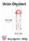 600 ML Tek Kapak Çift Kullanım Pipetli Rahat İçim Kulplu Paslanmaz Çelik Termos ff1111-600ML Bej