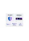 60W 3A PD Type-C to Type-C Hızlı Şarj ve Data Kablosu Siyah 1 Metre
