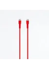 60W PD/QC Type-C to Type-C Ultra Hızlı Şarj ve Data Kablosu 120 cm Neon Kırmızı 2DK59NK
