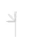 60W PD/QC Type-C to Type-C Ultra Hızlı Şarj ve Data Kablosu Neon (Neon Beyaz) 2DK59B