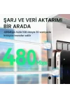 60W Type-C to Type-C Hızlı Şarj ve Data Kablosu 1.2 Metre