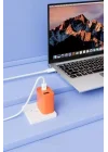 60W Type-C to Type-C Hızlı Şarj ve Data Kablosu 1m Beyaz AZ-B06aB
