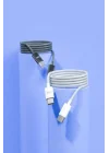 60W Type-C to Type-C Hızlı Şarj ve Data Kablosu 1m Beyaz AZ-B06aB